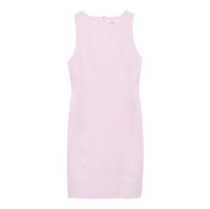 Babaton Soft Pink Miguel Sleeveless Sheath Dress 6